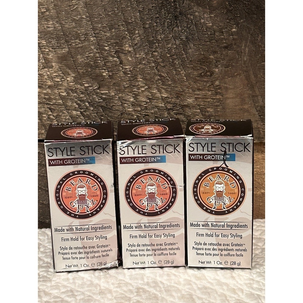 Beard Guyz Style Stick W/Grotein 1 fl oz Pack Of 3